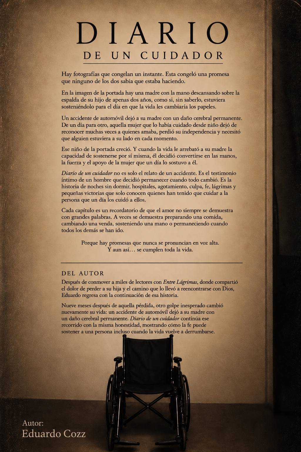 Libro "Diario De Un Cuidador"